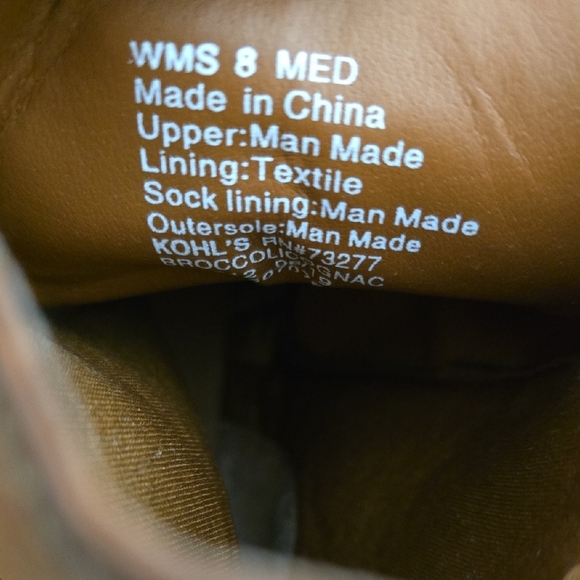 SO Brown Lace-Up Ankle Boots - Size 8 - Picture 11 of 12